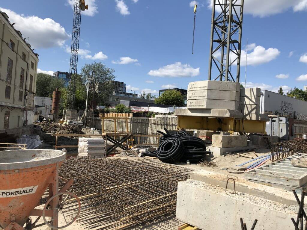 AMPÉRA (Rinktinės g. 2) - Daudzdzīvokļu nams, Biroju centrs - būvdarbu attēli