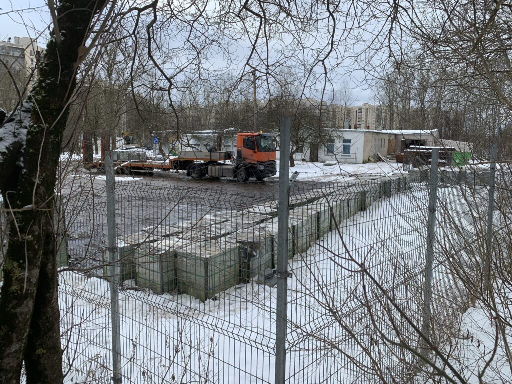 Vilniaus gyvūnų globos namai (L. Giros g. 114) - Mājdzīvnieku veselības aprūpe - būvdarbu attēli