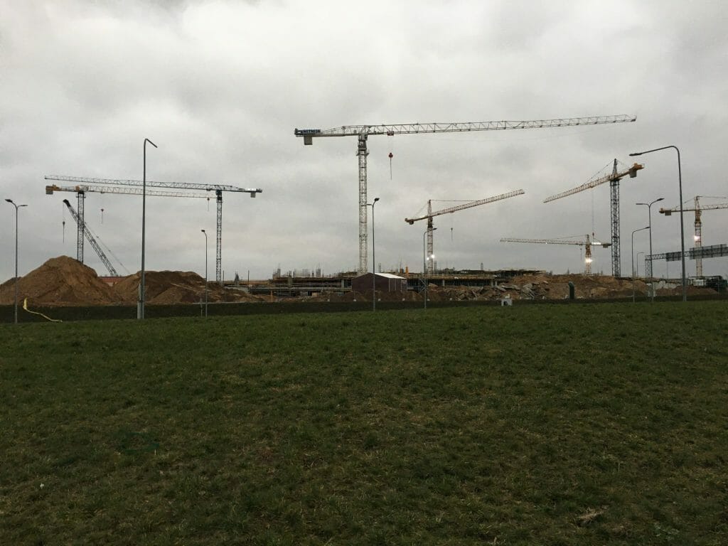 Vilnius OUTLET (Vytauto Pociūno g. 8) - Shopping center - construction photos