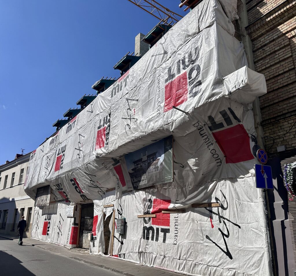 Totorių sodas (Totorių g. 13) - Multi apartment - construction photos