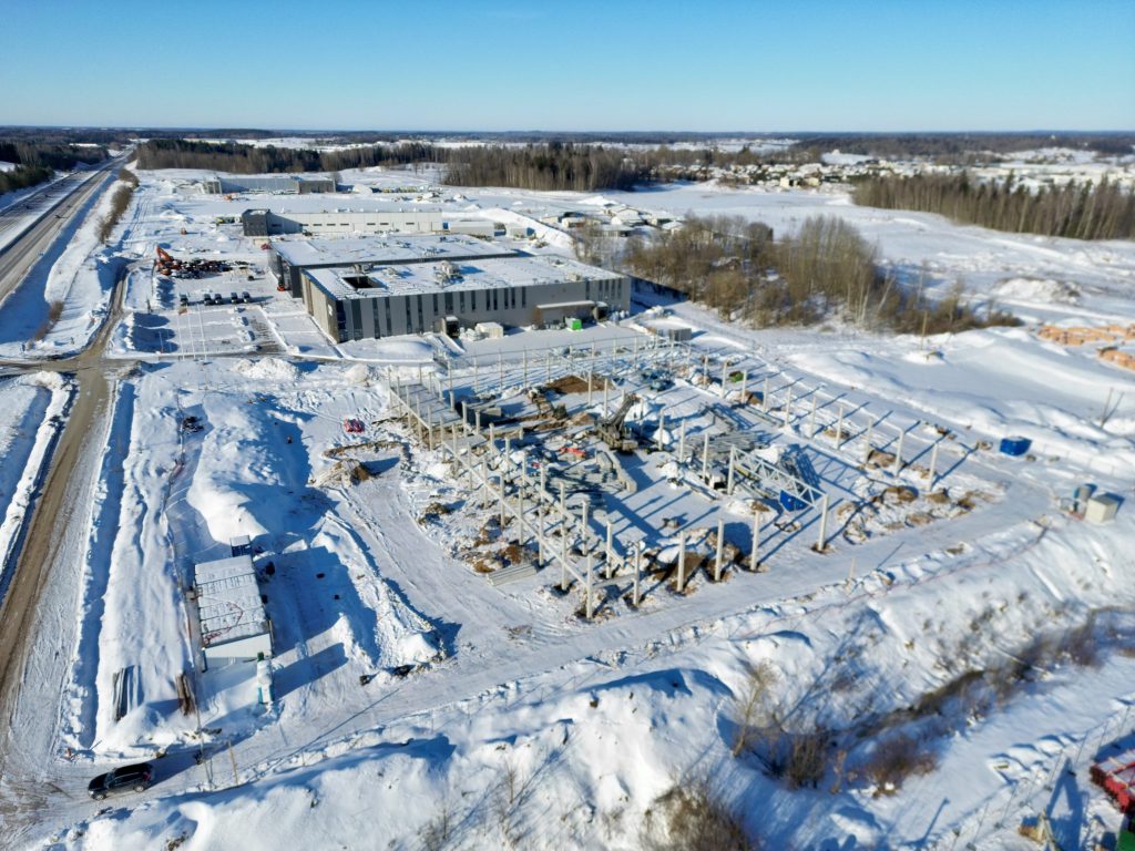 Lapų g. 31 (Lapų g. 31) - Sandėlys / Platinimo centras - statybų nuotraukos