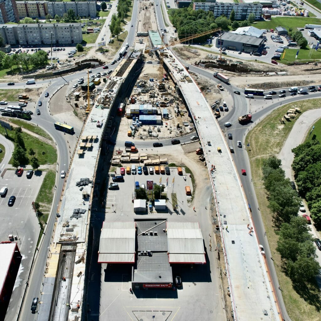 Baltijos pr. žiedinė sankryža (Baltijos pr., Šilutės pl.) - Road - construction photos