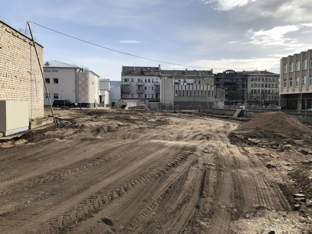 Parkingas Donelaičio g. 65A (K. Donelaičio g. 65A) - Parking facility - construction photos