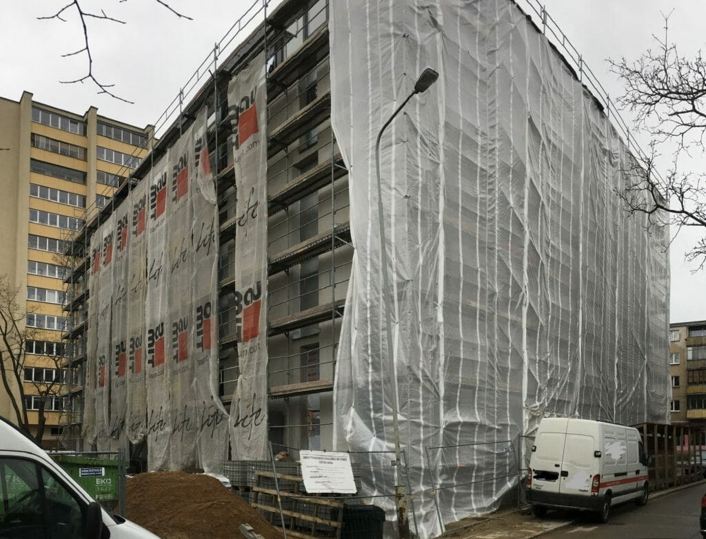 Platinum 48 (Antakalnio g. 48A) - Office center - construction photos