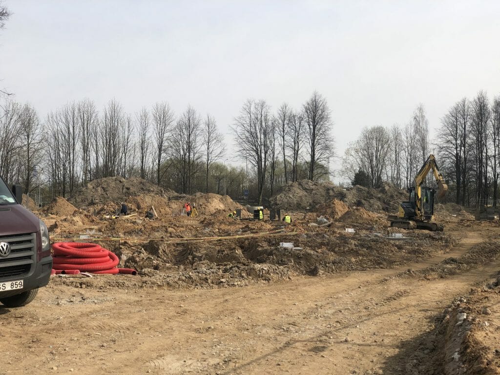 Partizanų g. 75K (Partizanų g. 75K) - Shopping center - construction photos