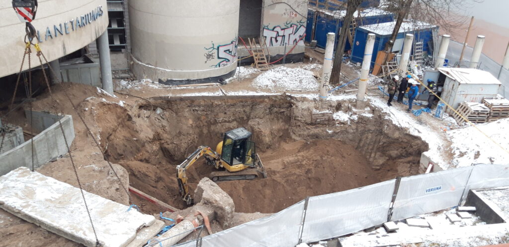 Vilniaus STEAM centras (Konstitucijos pr. 12A) - Primary and secondary education - construction photos