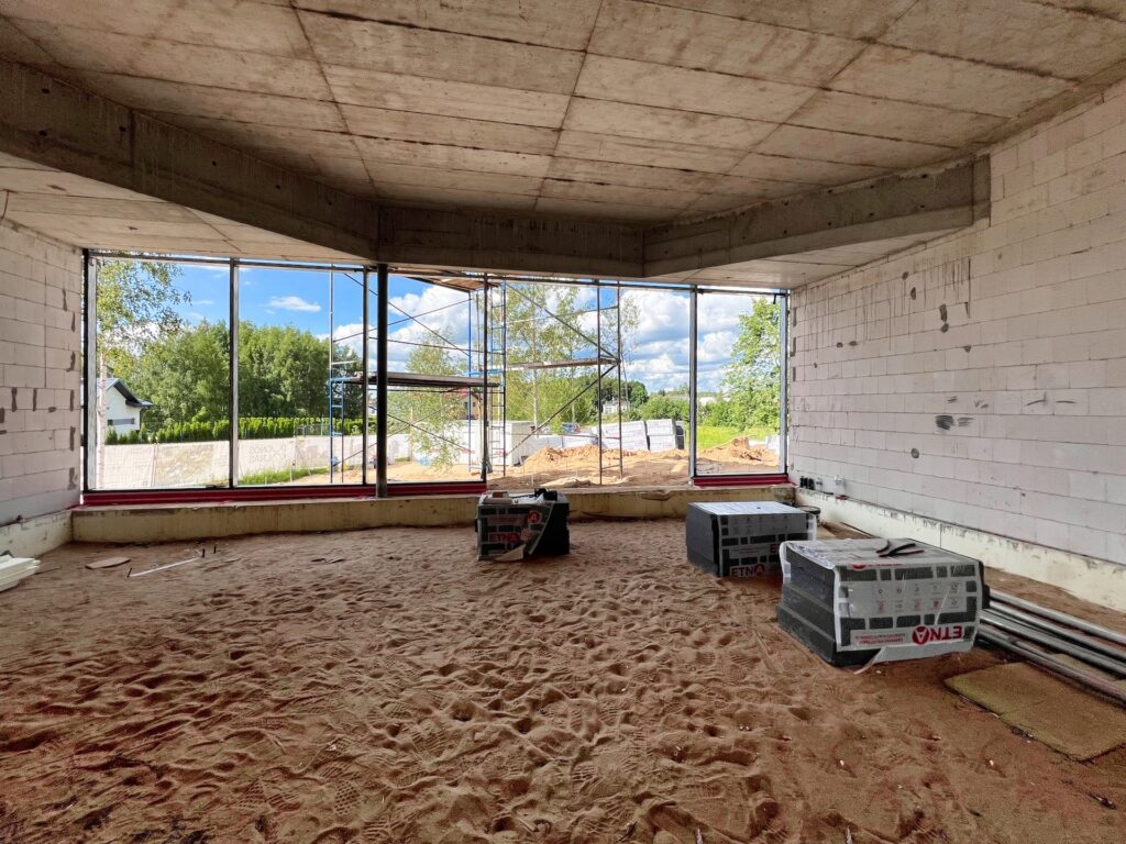 Duonos kalnas 1 etapas (Duonos Kalno g. 20, 22, 24, 26) - Private house community - construction photos