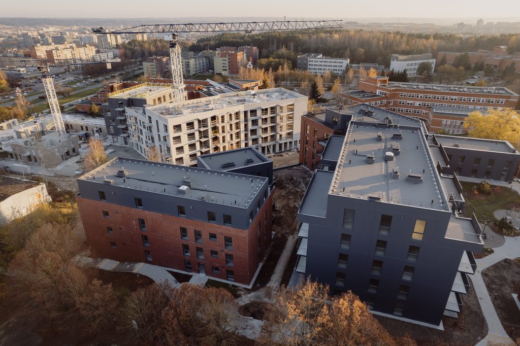 Baltupis 1 etapas (Didlaukio g. 53) - Korterelamu - ehituse fotod