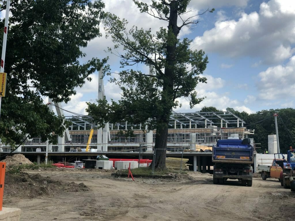 Dariaus ir Girėno stadionas (Perkūno al. 5) - Sports arena - construction photos
