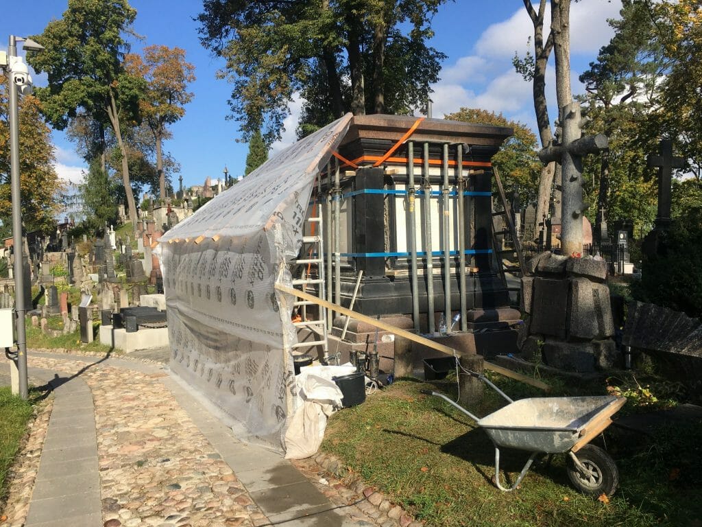 Rasų kapinių rekonstrukcija (Rasų g.) - Funeral services and sites - construction photos