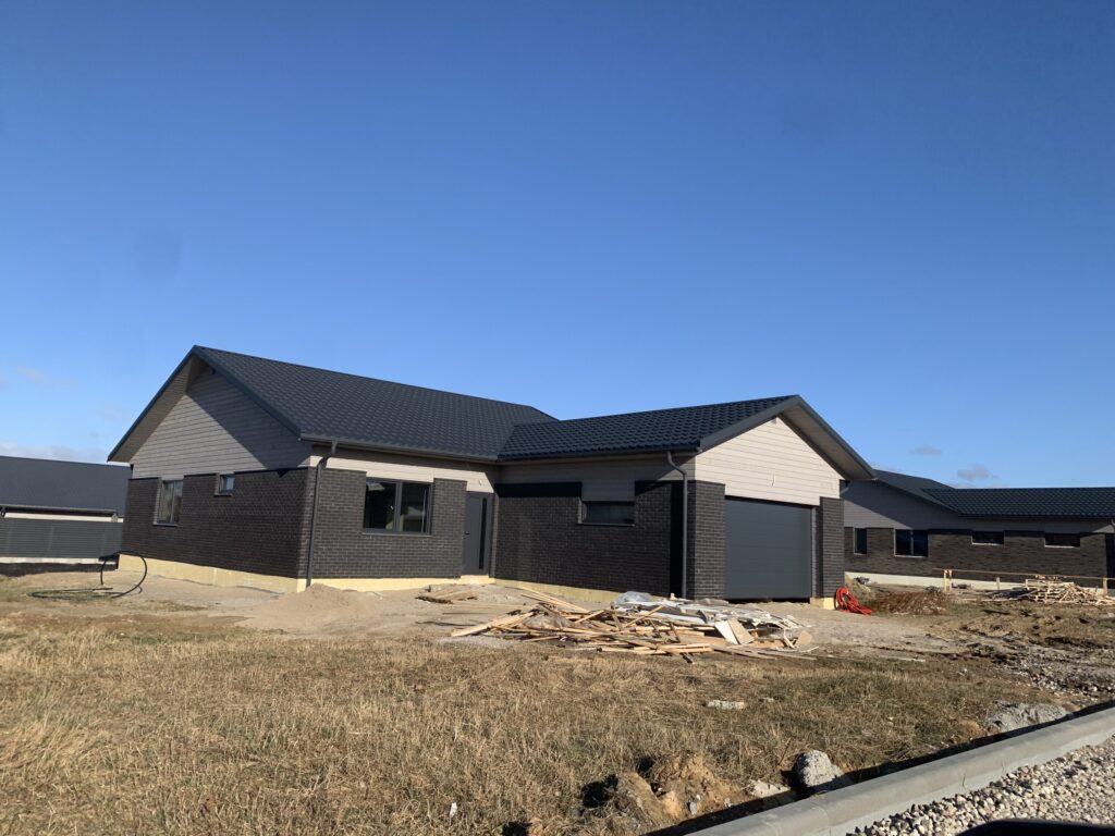 Saulės kalvos (Akacijų g. 1, 2, 3, 4, 5, 6, 7, 8, 9, 10, 11, 12, 13, 14, 15, 16, 17, 18, 19, 20, 21, Jazminų g. 1, 3, 5, 7, 9, 11, 13, 15, 17) - Private house community - construction photos