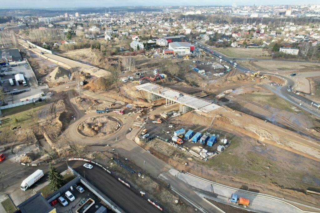 Kauno pietrytinis aplinkelis 1 etapas (Pietrytinis aplinkkelis) - Road - construction photos