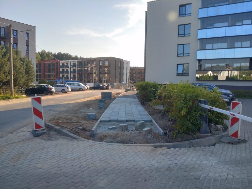 Lietaus gatvės atkarpa (Lietaus g.) - Street - construction photos