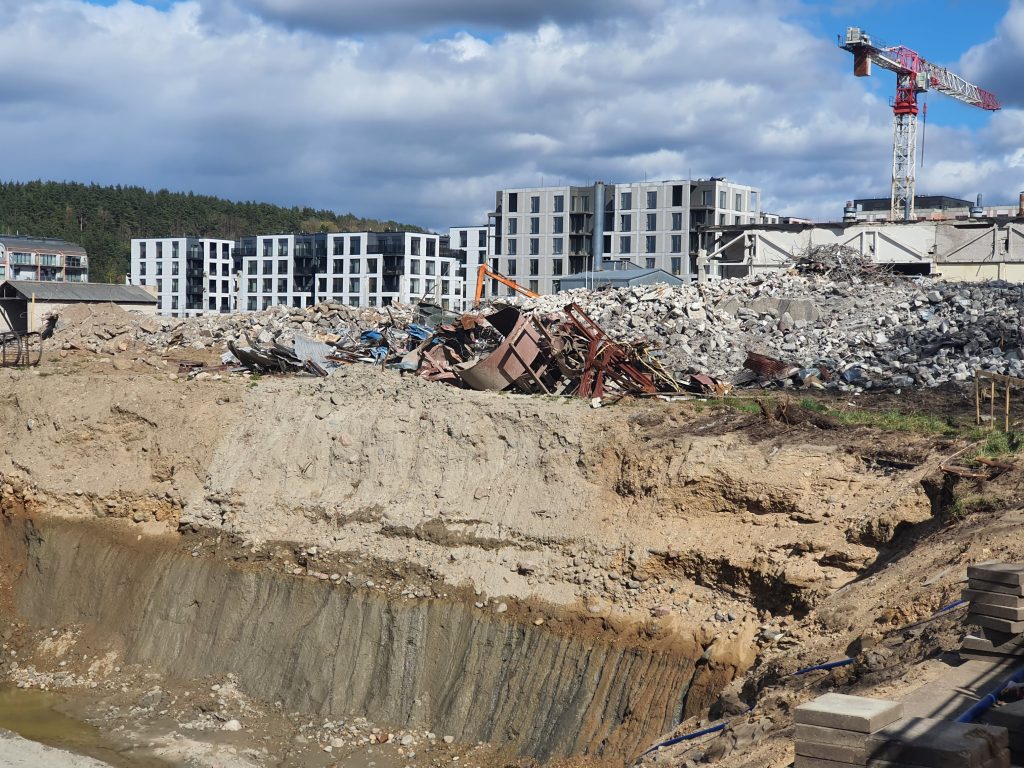 Remarco 1 etapas (Drujos g. 2) - Pārtikas veikals, Biroju centrs - būvdarbu attēli