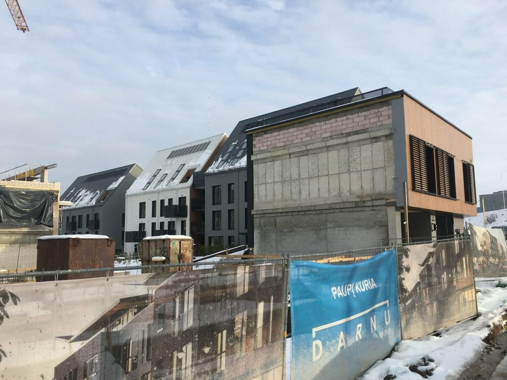 PAUPYS 7 etapas (Aukštaičių g. 19, Paupio g. 50) - Multi apartment - construction photos