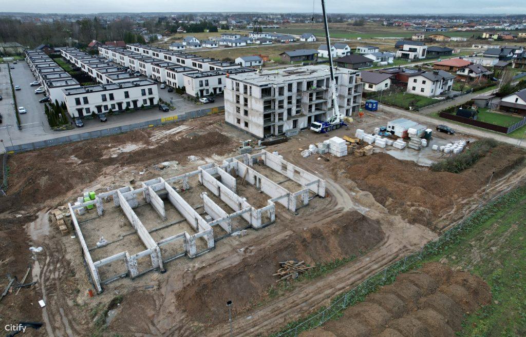 Namučiai 1 etapas (A, B namai) (Versmės g. 24) - Multi apartment - construction photos