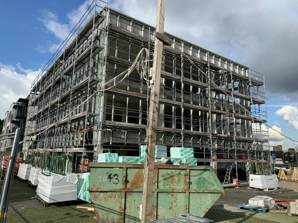 G12 (Šeškinės Sodų g. 12) - Office center - construction photos