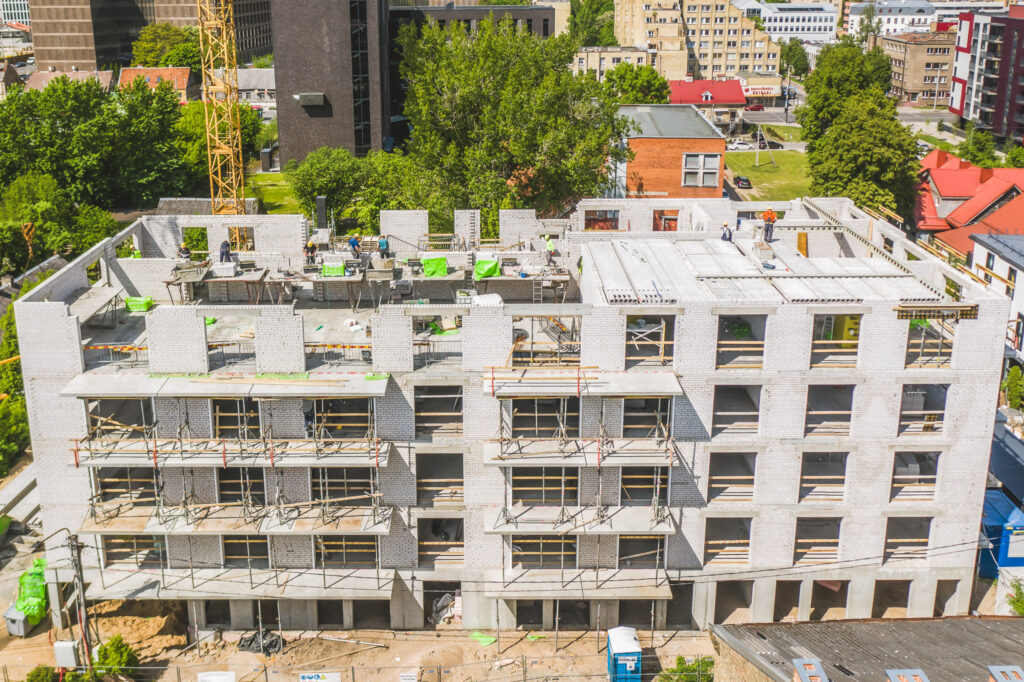 City more (Marijampolės g. 5) - Multi apartment - construction photos