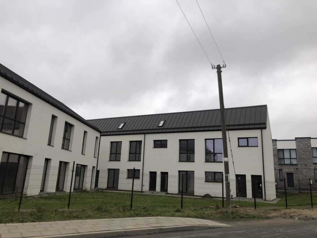 Prie skvero (Ašmenėlės g. 40) - Row housing - construction photos