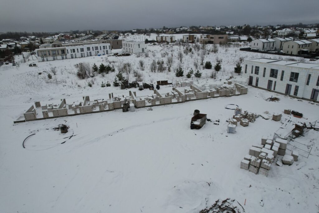Suburbija 2.0 (Žozefo Pusjė g. 50) - Row housing - construction photos