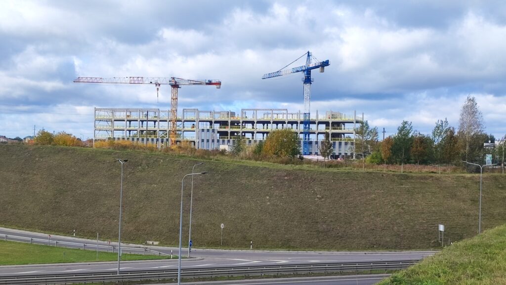 "Vestum" verslo parkas (Vakarinė g. 105) - Office center - construction photos