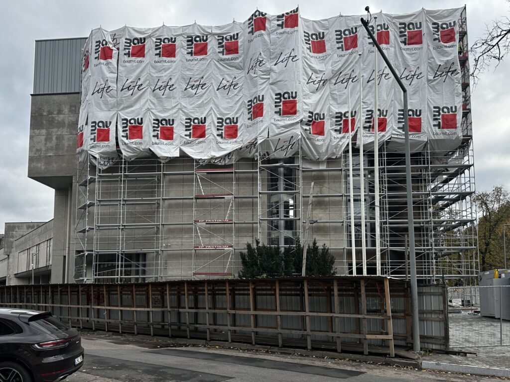 Vilniaus kongresų rūmai (Vilniaus g. 6-1) - Concert hall - construction photos