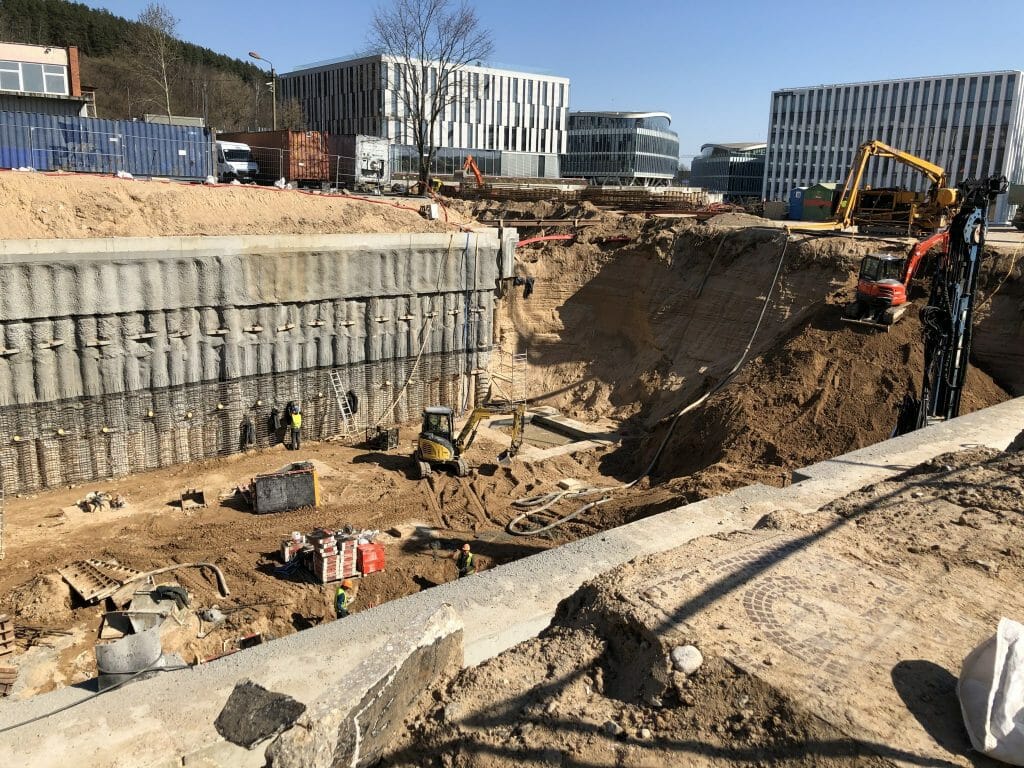 CORE (Ukmergės g. 126) - Office center - construction photos