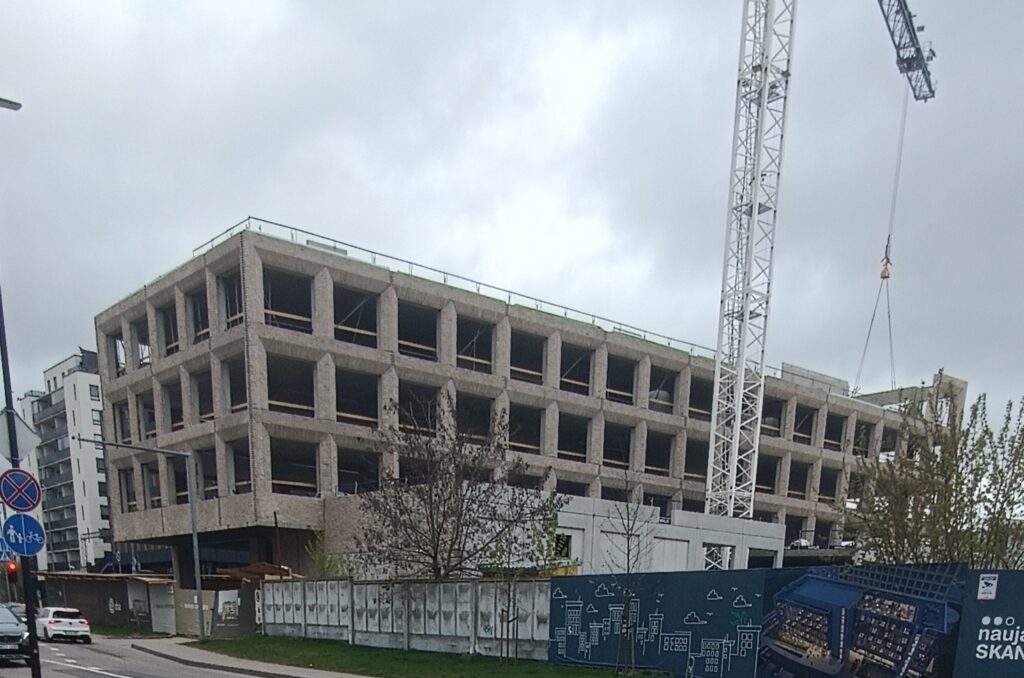 Sand Offices (Žalgirio g. 114) - Office center - construction photos