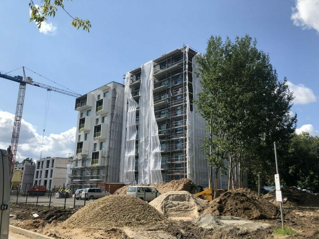 Klevų namai (Partizanų g. 34) - Multi apartment - construction photos