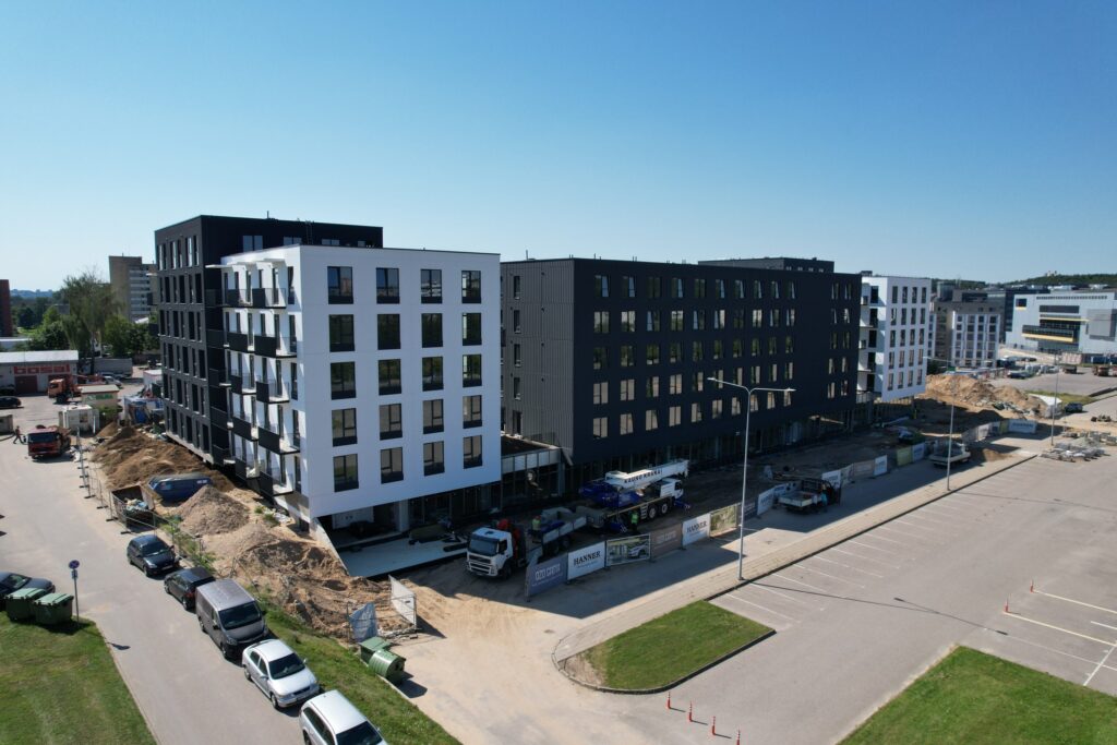 Ozo gama (Kalvarijų g. 204B) - Viešbutis, Daugiabutis - statybų nuotraukos