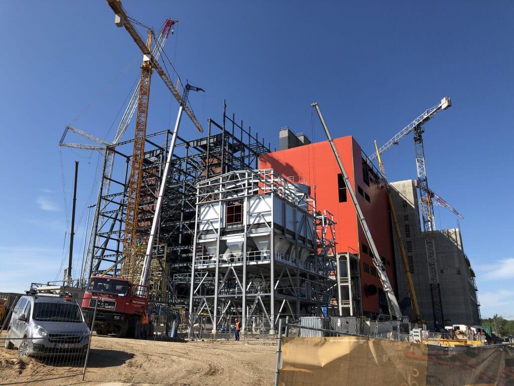 Vilniaus kogeneracinė jėgainė (Jočionių g. 13) - Energy plant - construction photos