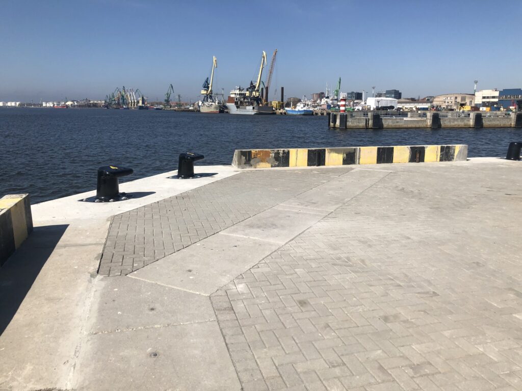 Kruizinių laivų terminalas 1 (Priešpilio g.) - Port / Harbour, Service terminal - construction photos