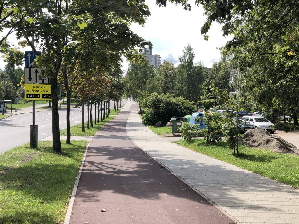 Gelvonų g. dviračių takas iki Ozo g. (Gelvonų g.) - Jalgrattatee - ehituse fotod