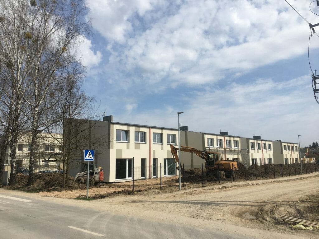 Saulės skg. 1, 2, 5, 6 (Saulės skg. 1, 2, 5, 6) - Row housing - construction photos