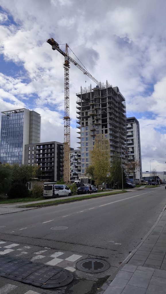 Newton 1 etapas (K1) (Viršuliškių skg. 8) - Multi apartment - construction photos