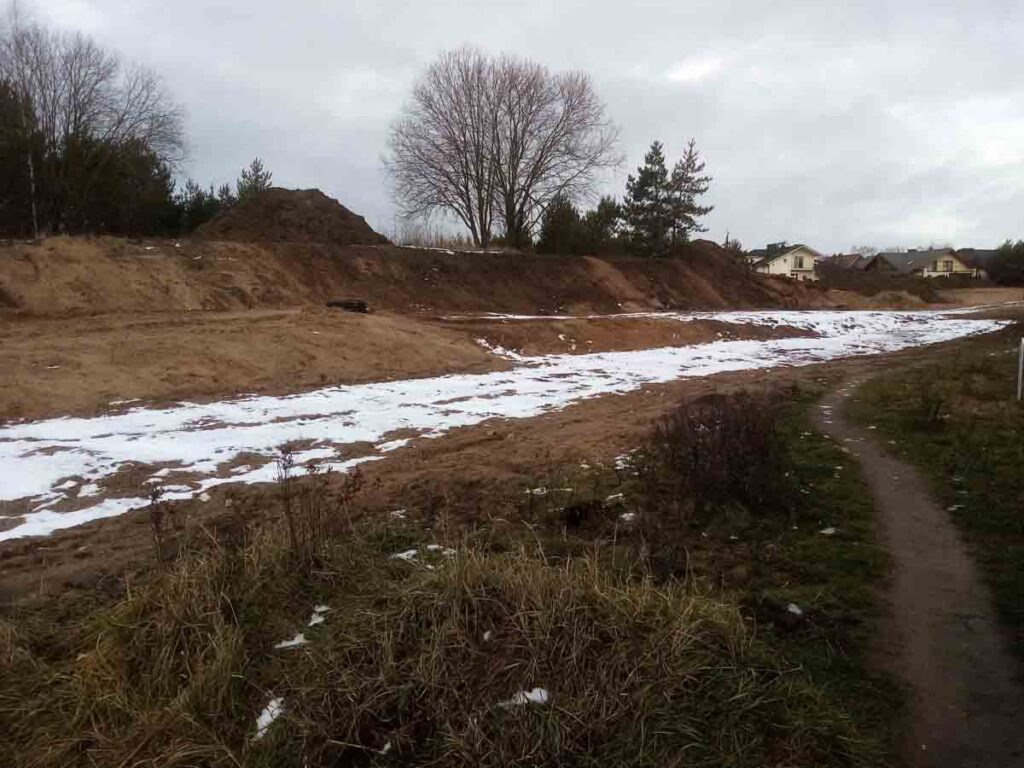 Gilužio g. (Gilužio g.) - Dviračių takas, Gatvė - statybų nuotraukos