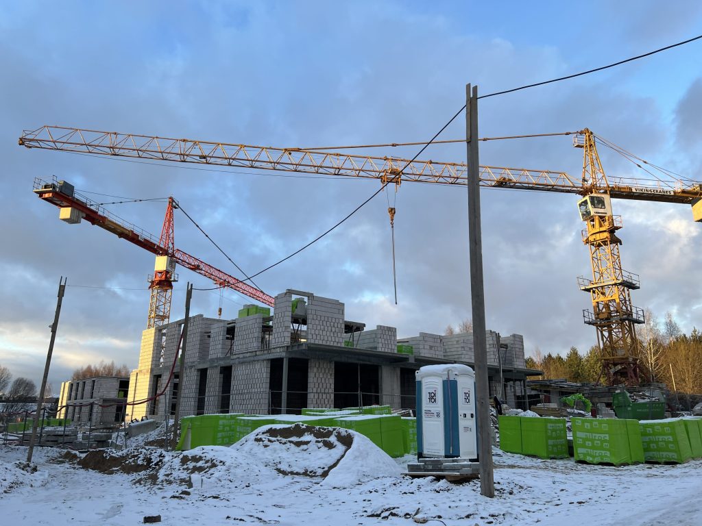 Vyšnios 3 etapas (Karaliaučiaus g. 33, 42) - Multi apartment - construction photos