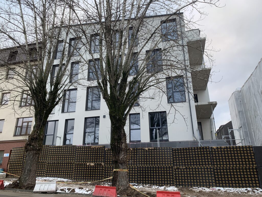 Šv. Stepono Baltas lapas (Šv. Stepono g. 33) - Multi apartment - construction photos