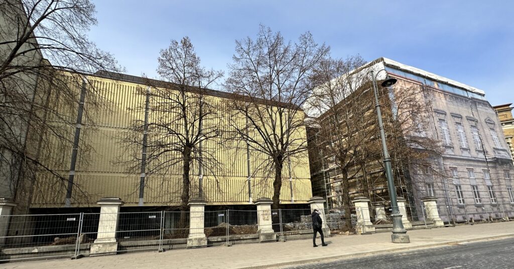Vrublevskių bibliotekos rekonstrukcija (Žygimantų g. 1) - Library - construction photos