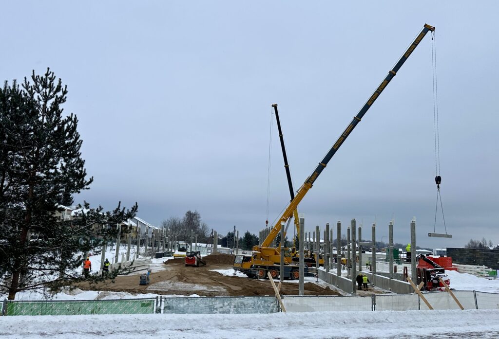 LIDL Taikos g. 1A (Taikos g. 1A) - Food store - construction photos