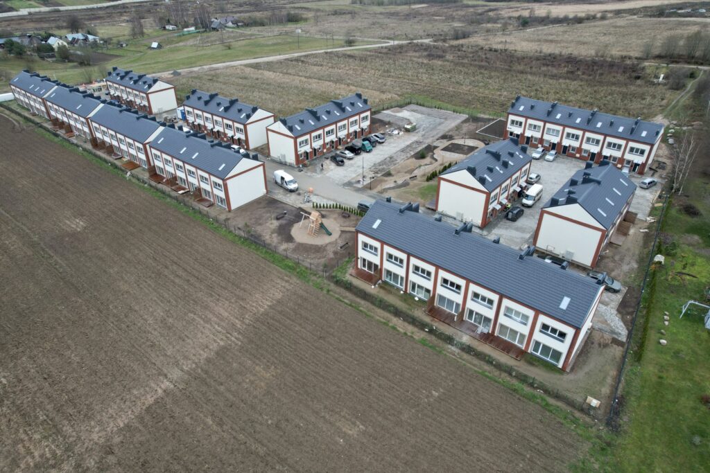 Naujoji Anglija 2.0 (Juodasis kel. 79N) - Row housing - construction photos