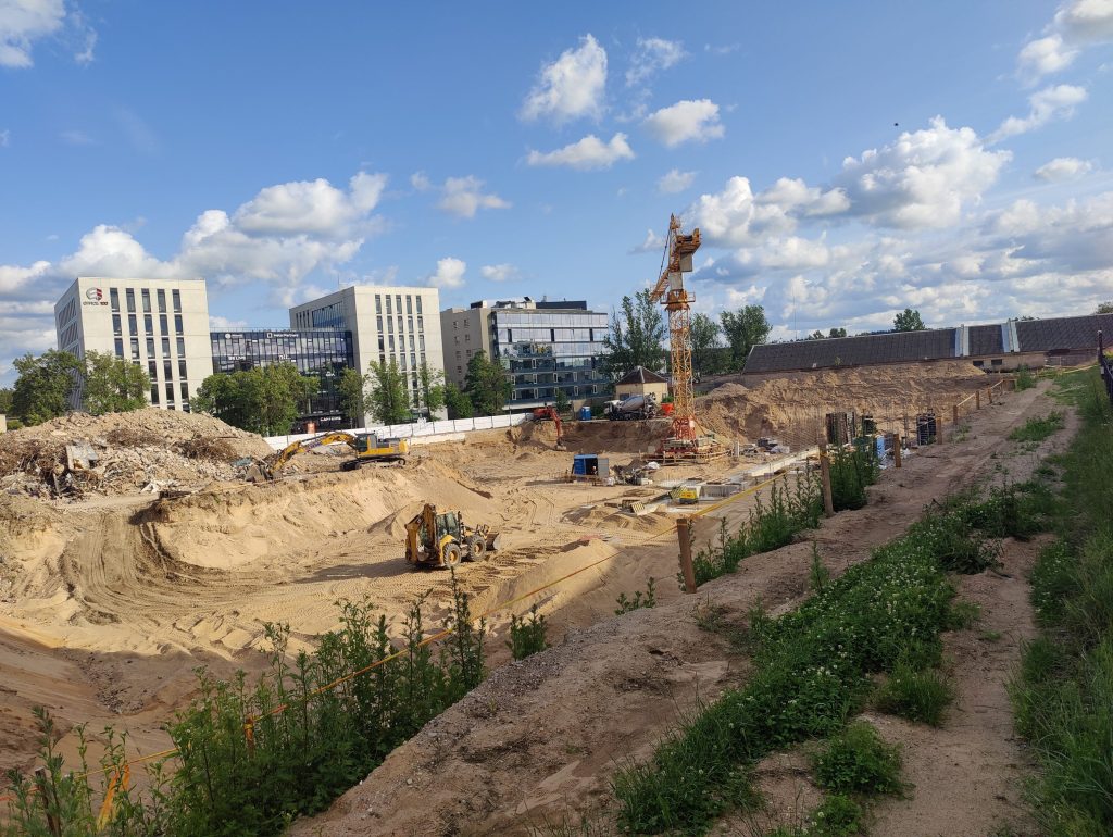 Naujamiesčio Vingis 1 etapas (Naugarduko g. 97) - Multi apartment - construction photos