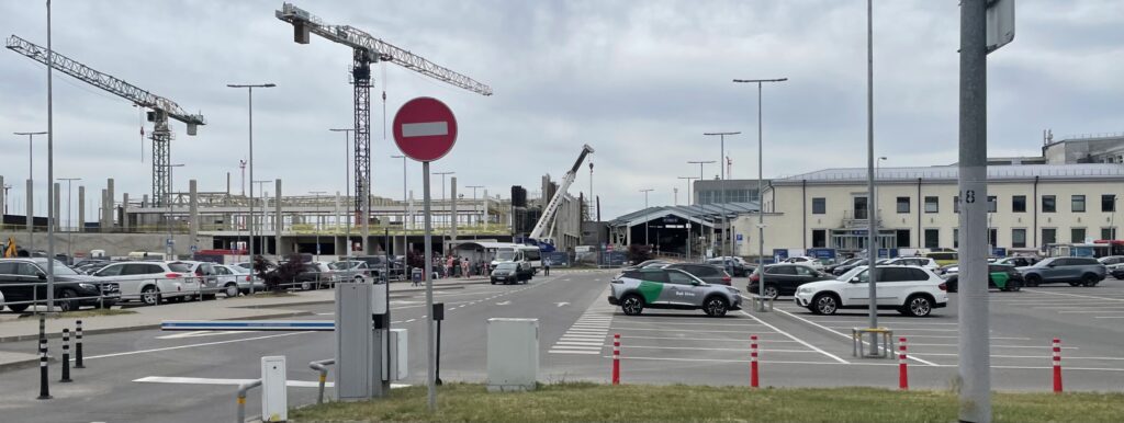 VNO išvykimo terminalas (Rodūnios kel. 2) - Lidosta - būvdarbu attēli