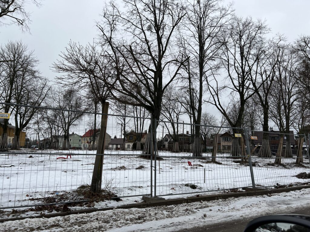 A. Samulevičiaus - Samuolio skveras (Antano Samulevičiaus-Samuolio skv.) - Square - construction photos