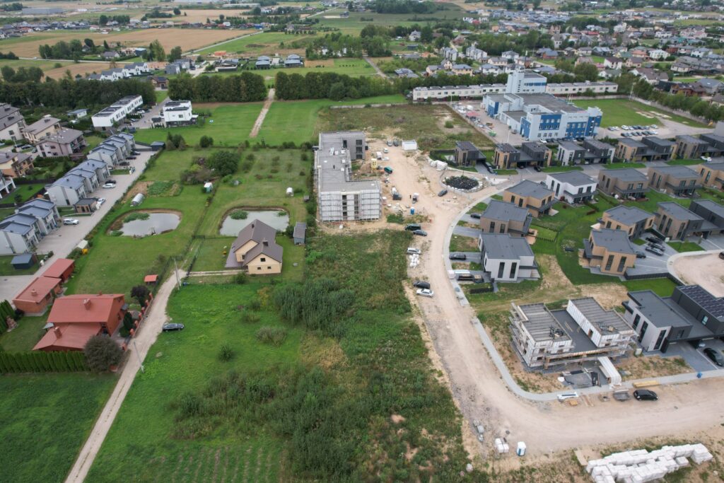 Ąžuolio namai 4 etapas (Povilo Revento g.) - Multi apartment, Row housing - construction photos