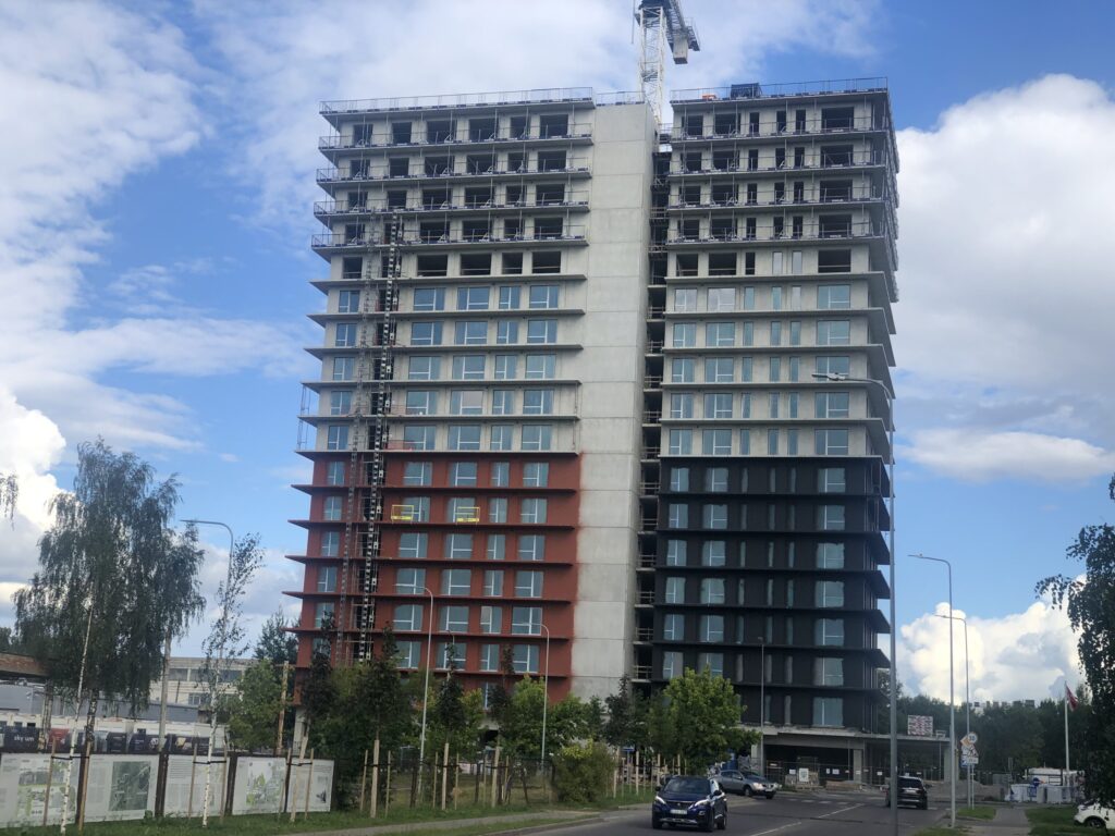 Skylum 1 etapas (Viršilų g. 6) - Daugiabutis - statybų nuotraukos