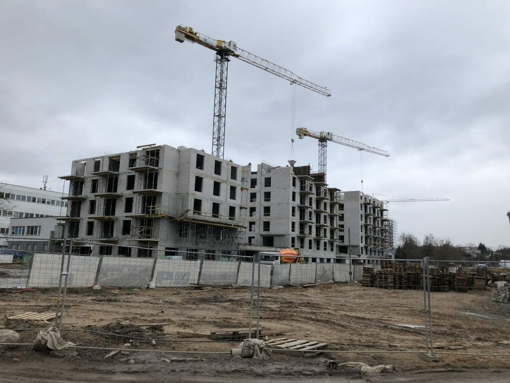 Kernavės aveniu (Kernavės g. 4) - Multi apartment - construction photos