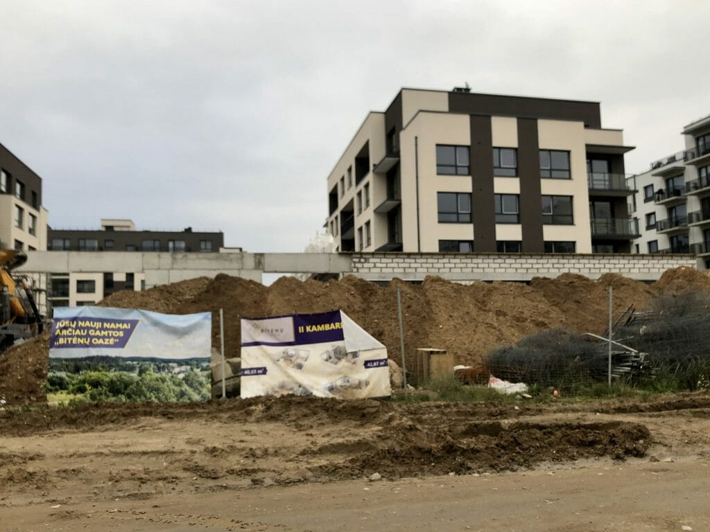 Bitėnų oazė 1-2 etapai (Bitėnų g. 3D, 1B) - Multi apartment - construction photos