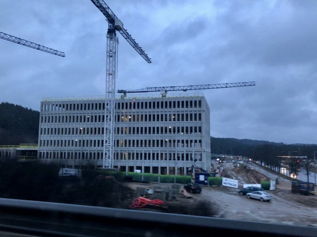 Business Garden Vilnius 1 etapas (Laisvės pr. 10) - Office center - construction photos