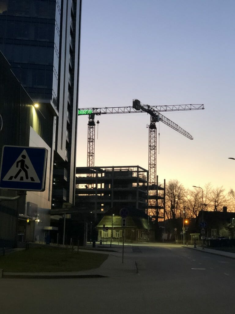 Lvivo (Lvivo g. 37) - Office center - construction photos